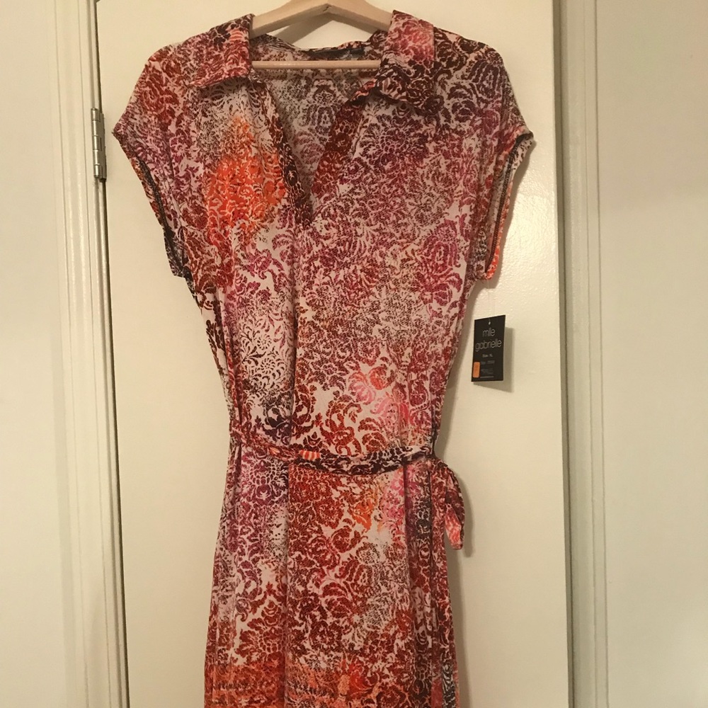 Pink & Orange Dress